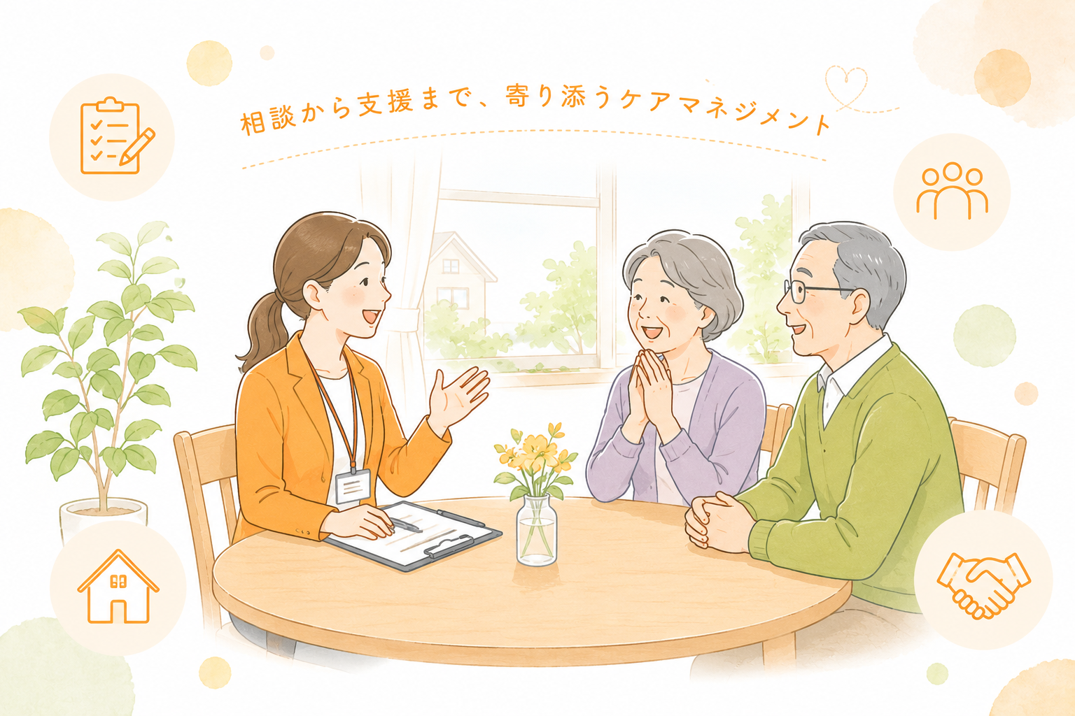 ケアマネジメントのイメージ