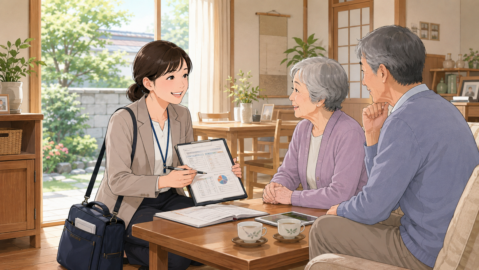 太田市の居宅介護支援事業所で働くケアマネジャー